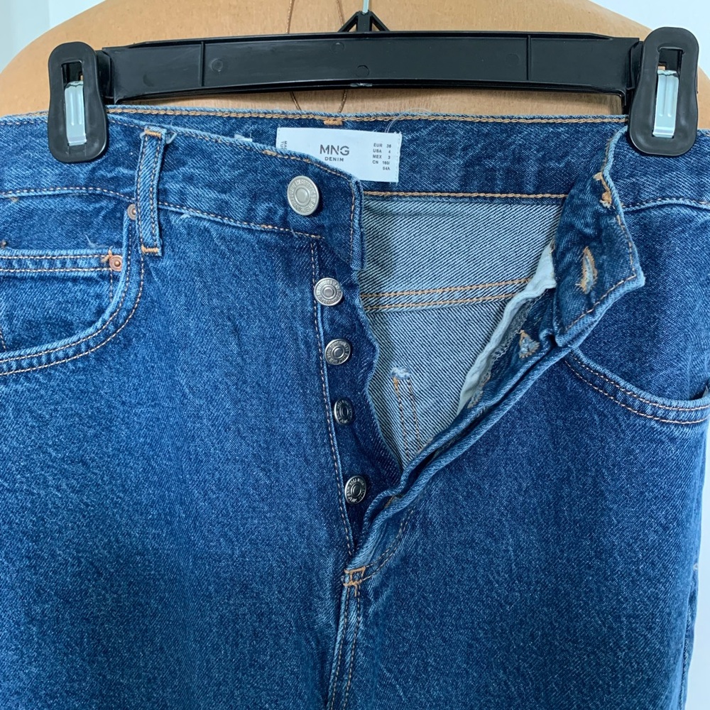 Mango Kaia Button Fly Jean